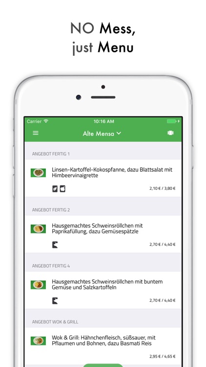 MensaPlus - Dresden Mensa App