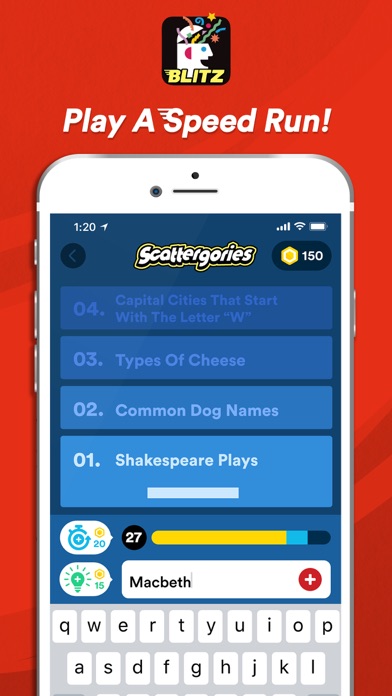 Scattergories Blitz Screenshot