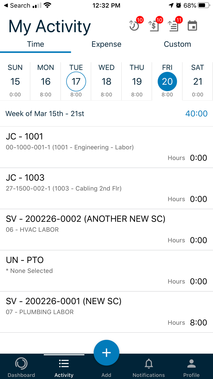 Clock Mobile 12 for KEY2ACT