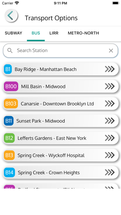 NYC subway Map MTA subway time Screenshot