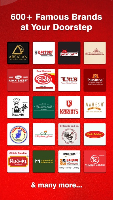 JustMyRoots: Food Delivery App Screenshot
