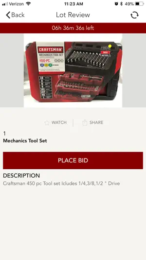BB's Online Auction screenshot 3