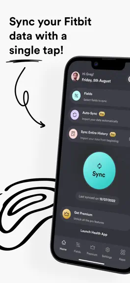 Game screenshot Sync for FitBit Health apk