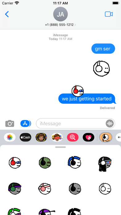 sartoshi stickers Screenshot