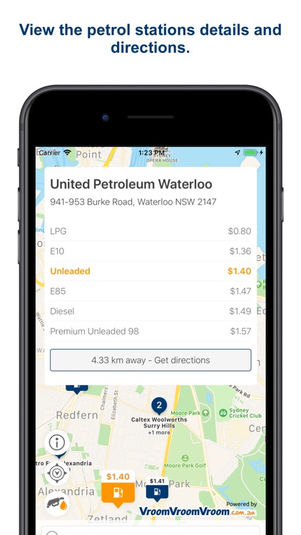 Vroom Fuel Price Compare