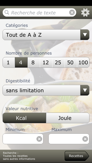 RECEPTEUR Screenshot