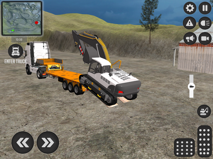Truck Excavator Simulator pro