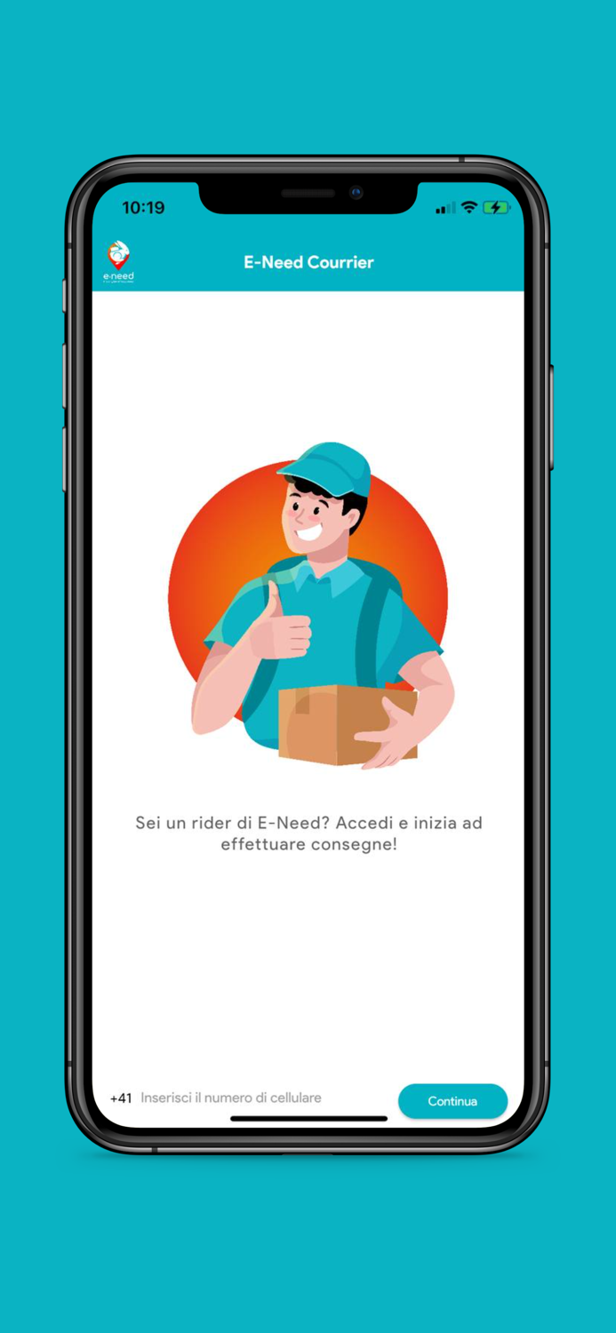 E-Need Courrier per i riders