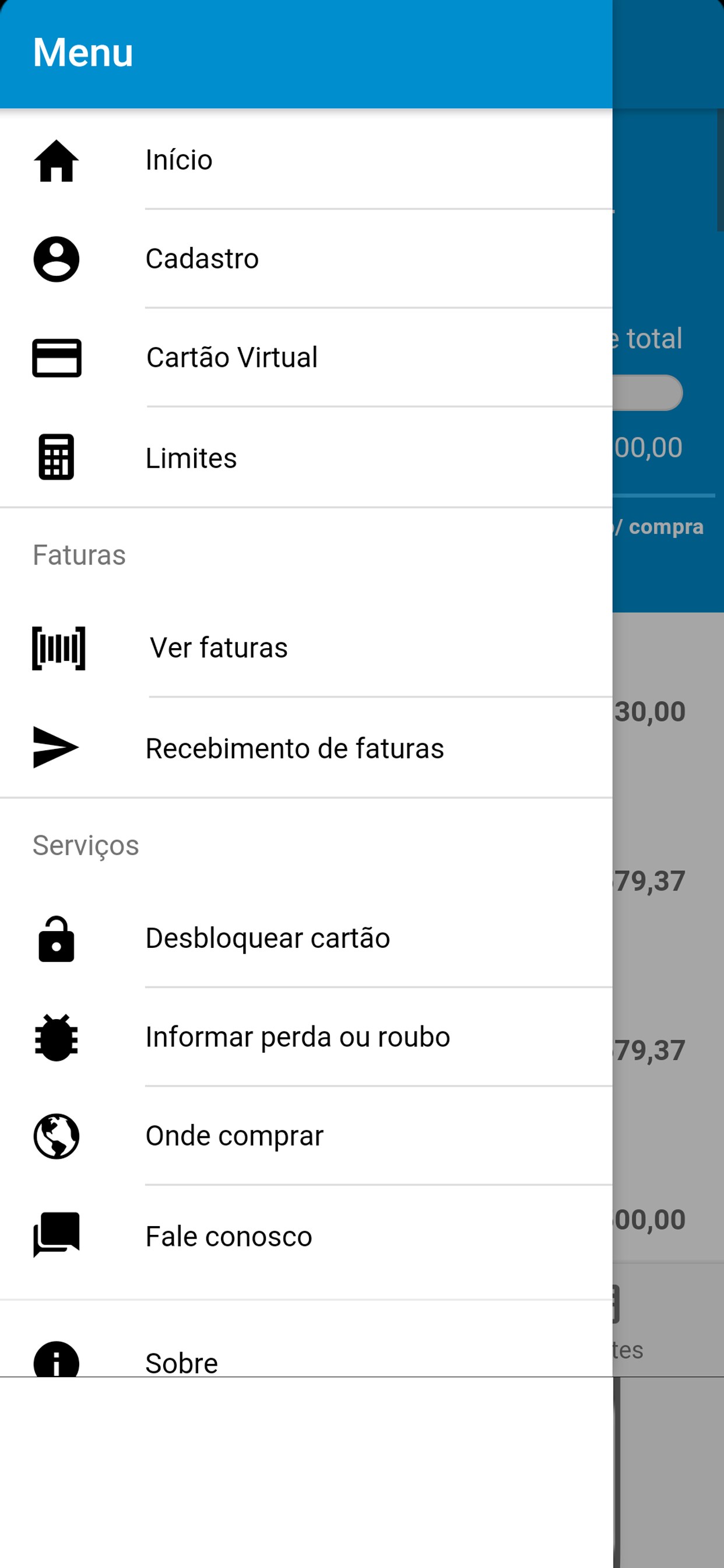 Cartão Flávios screenshot 3