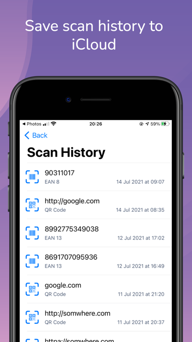 Scan - Qrscan Code Reader Screenshot