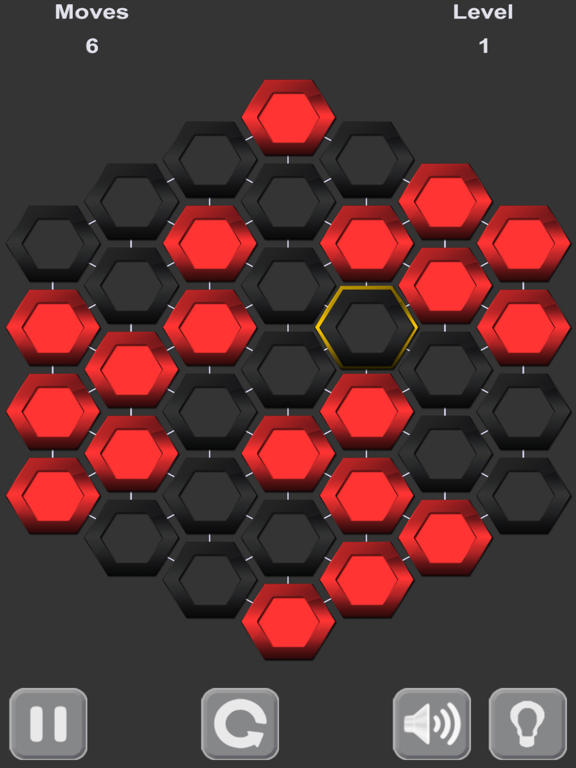 Puzzle Black and Red iPad screenshot