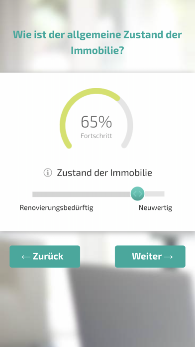 Immobilienwert Screenshot