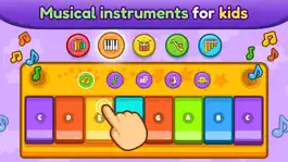 Game screenshot Bebi piano, drums, xylophone.. mod apk