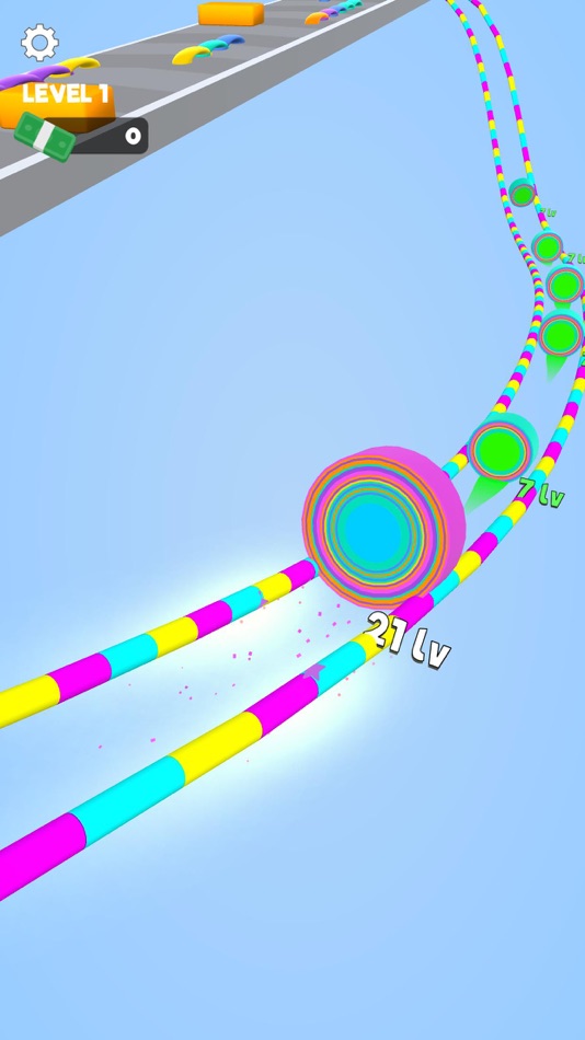 #3. Peel Runner 3D (iOS) By: Mustafa Akbaba