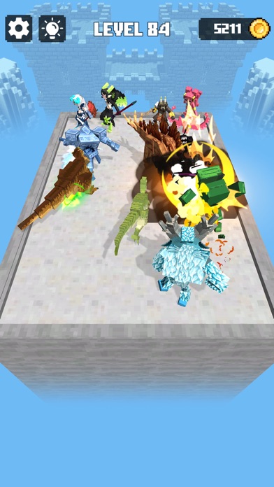 Merge Craft - Dinosaur Battle Screenshot