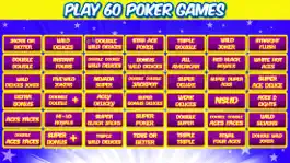 Game screenshot 60 in 1 - Video Poker Games mod apk