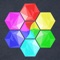 Bubbles Hexagon Puzzle is a classic bubbles game, where you must select a color group of hexagons on a grid and click to destroy them