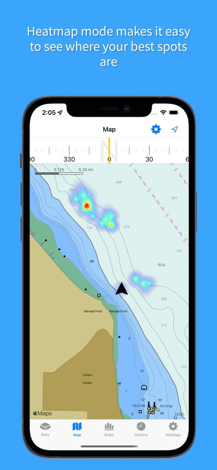 Crab and Shrimp Pot Tracker