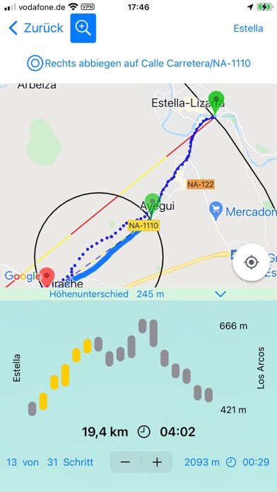 Camino Map Screenshot