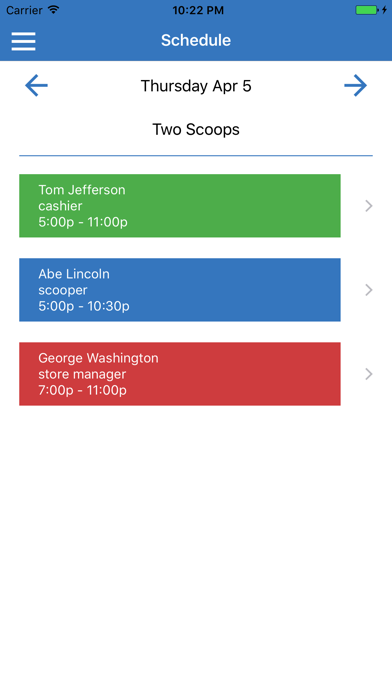 Staff Wire Manager Screenshot