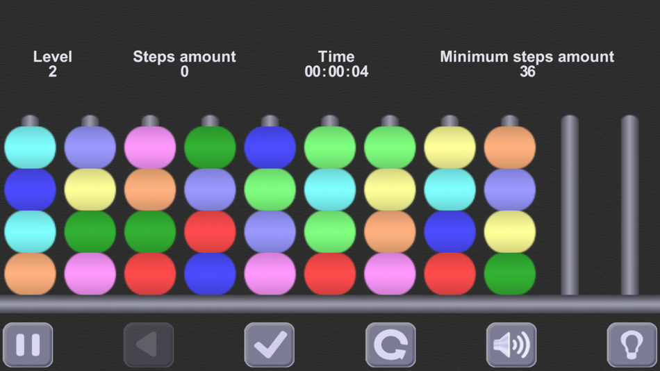 #5. Color Heap Puzzle. Hanoi Tower (iOS) 由: Ruslan Goncharenko