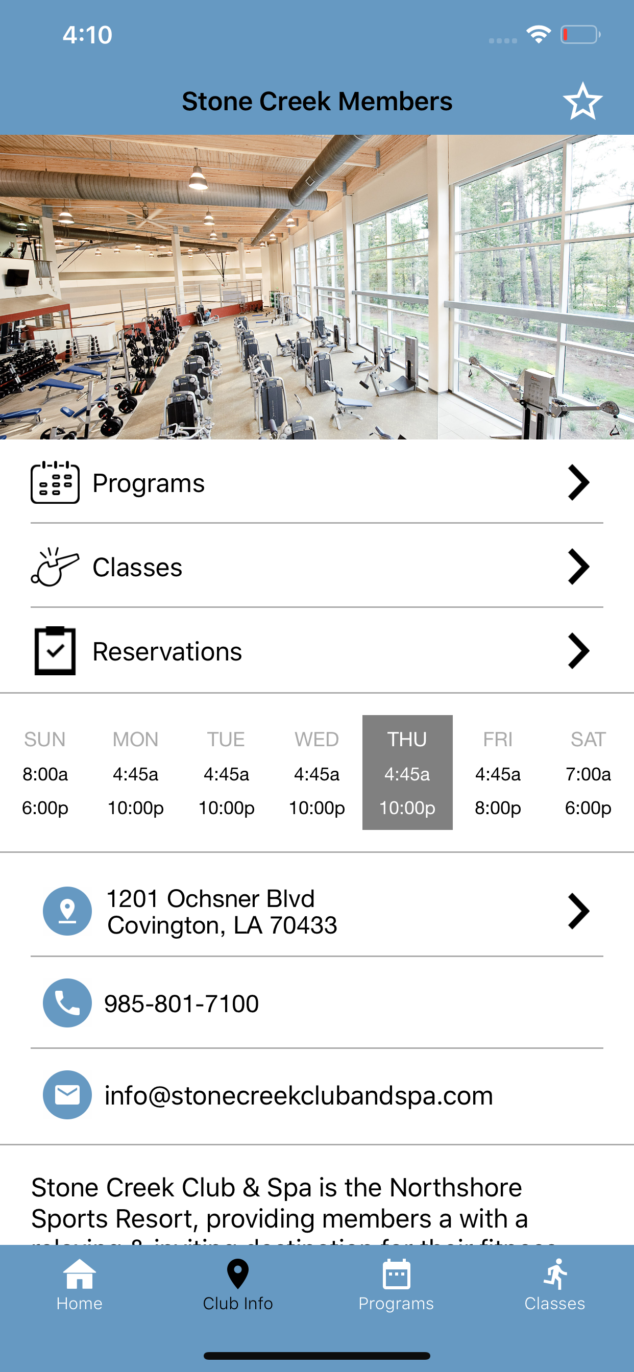 Stone Creek Members screenshot 4