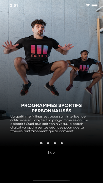 Milinus Sports Coaching Screenshot