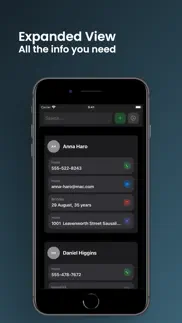 contactsbot: contacts manager iphone screenshot 1