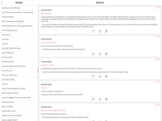 Screenshot #5 pour Food Time idioms in English