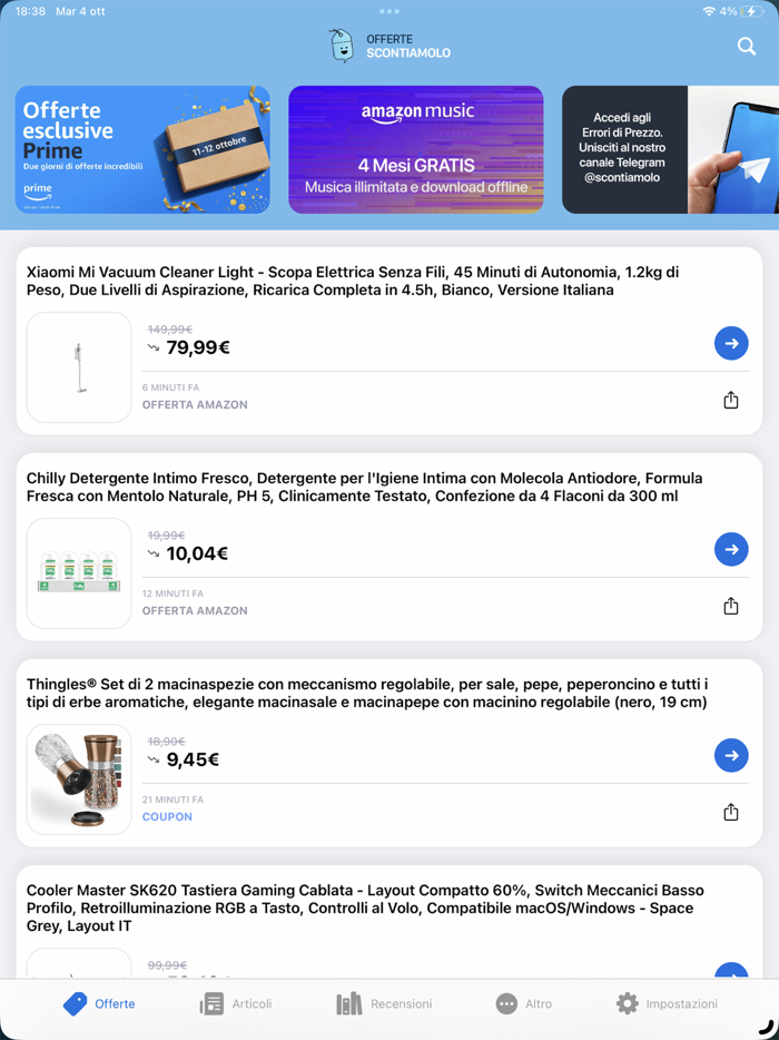 Offerte - Scontiamolo