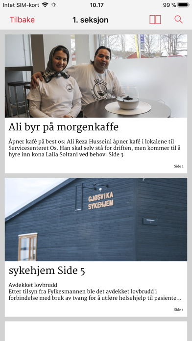 Arbeidets Rett eAvis Screenshot