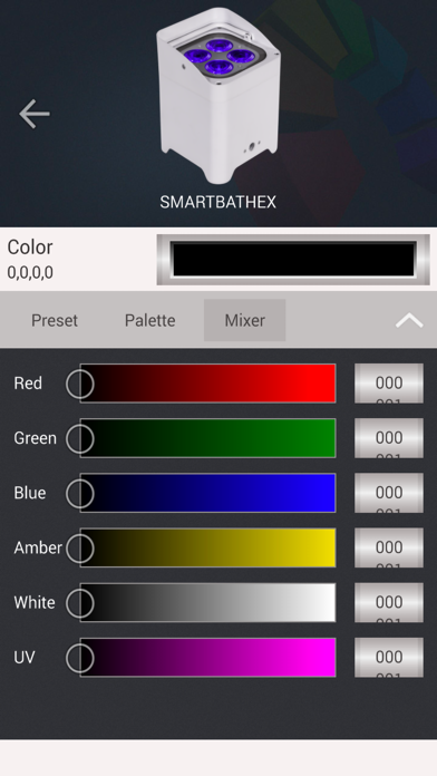 SMARTCOLOR PROLIGHTS Screenshot