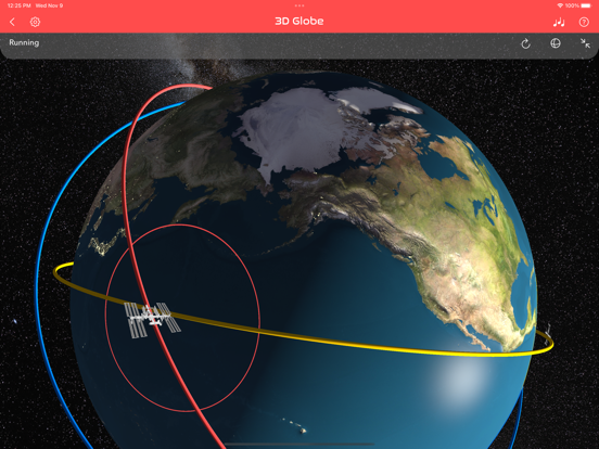 ISS Real-Time Tracker 3D iPad app afbeelding 2