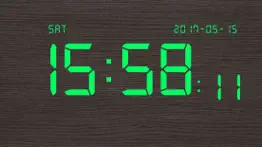 digital clock - bedside alarm iphone screenshot 4