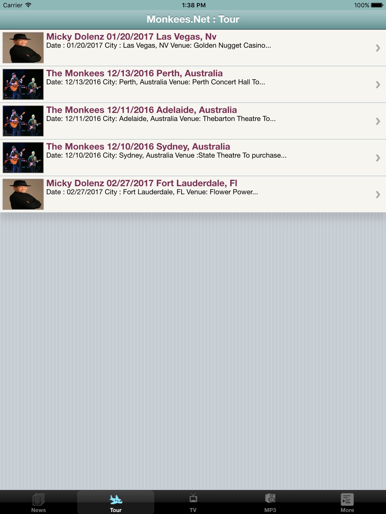 Monkees.Net Fan Club screenshot 3