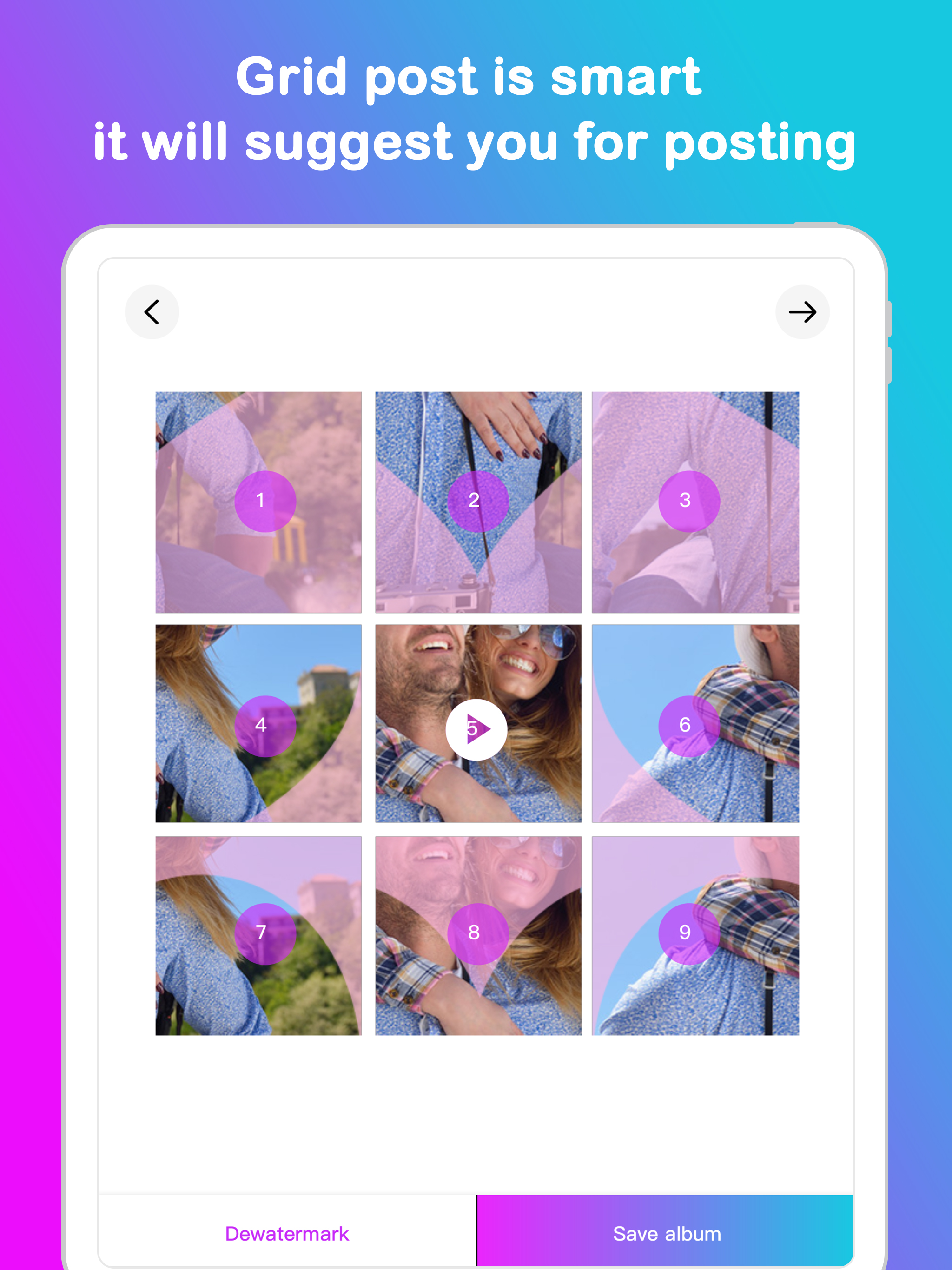 Grid Post Pic Collage Maker