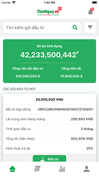 Đầu tư Tiện Ngay Screenshot
