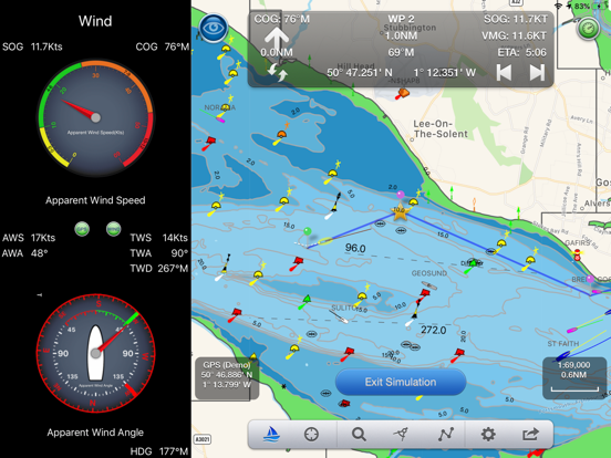 SeaNav US iPad screenshot 9 - Navigation app