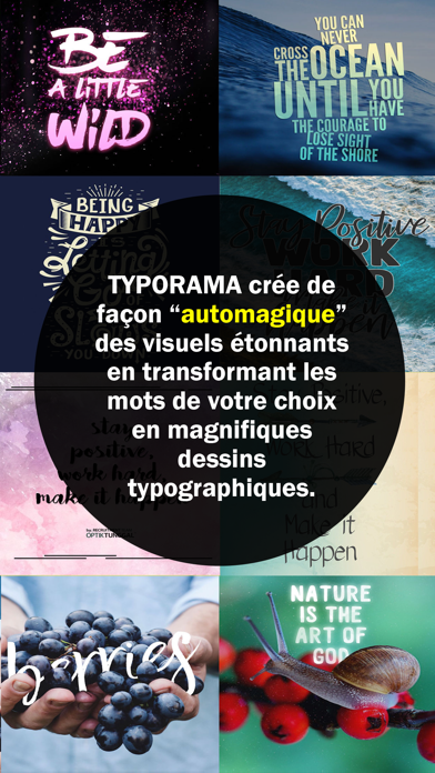 Screenshot #1 pour Typorama: Texte sur Photo
