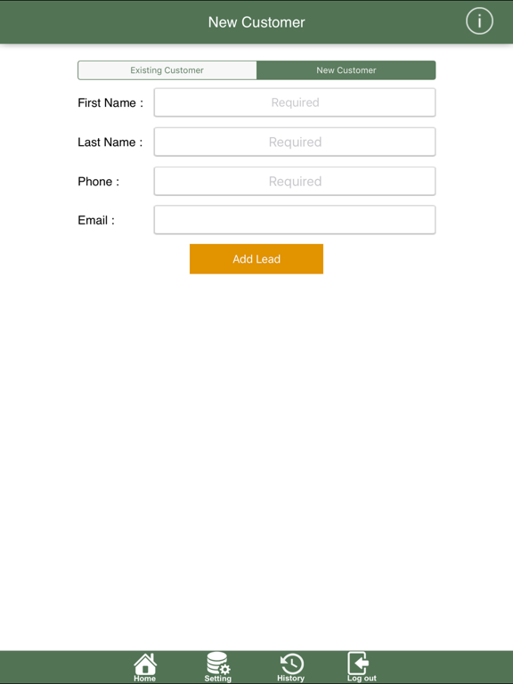 LeadNow iPad screenshot 4 - Business app