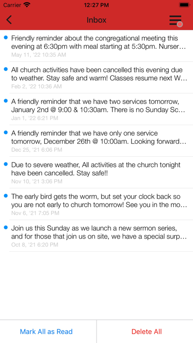 St. Andrew's Community Church Screenshot
