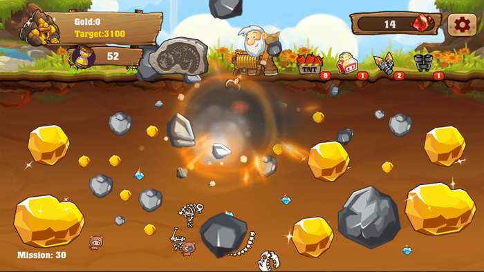 Gold Miner Classic Idle Game