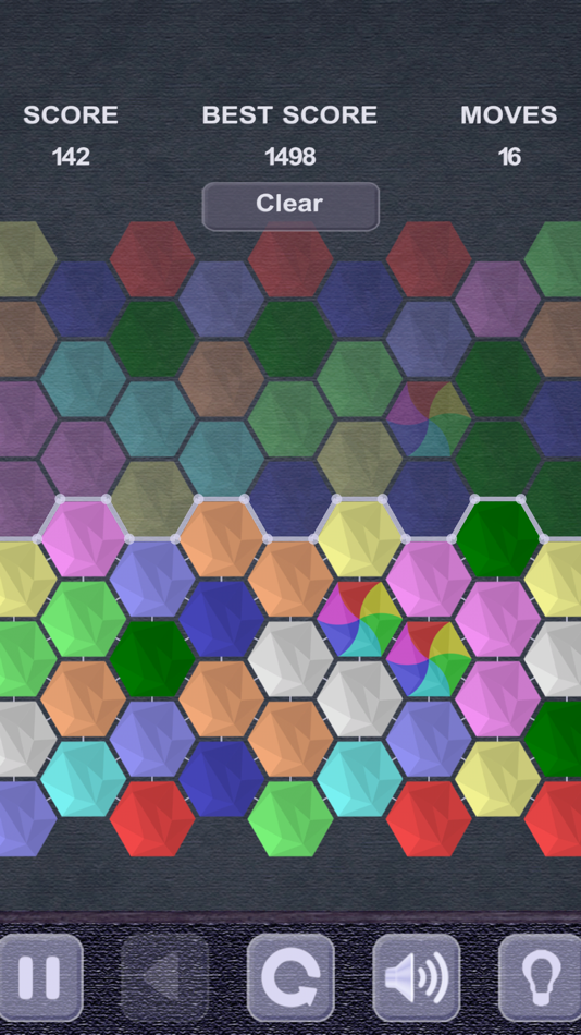 #5. Bubbles Hexagon Puzzle (iOS) Podle: Ruslan Goncharenko