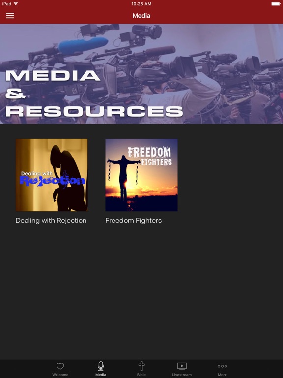 Word of Faith Love Center iPad screenshot 2 - Education app