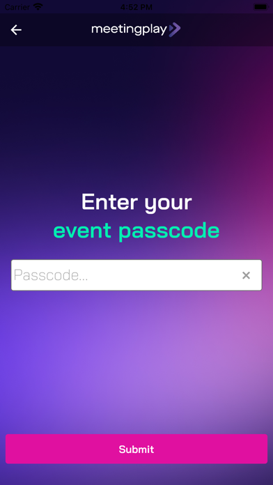 MeetingPlay Hybrid Events Screenshot