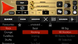 rock drum machine lite iphone capturas de pantalla 1