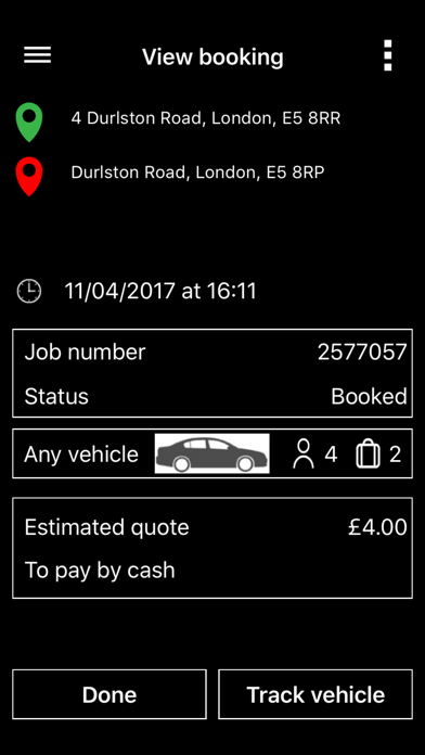 Emess Cars  London's Minicab Screenshot
