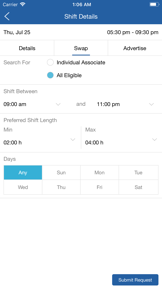 ESS 41 - Reflexis One screenshot