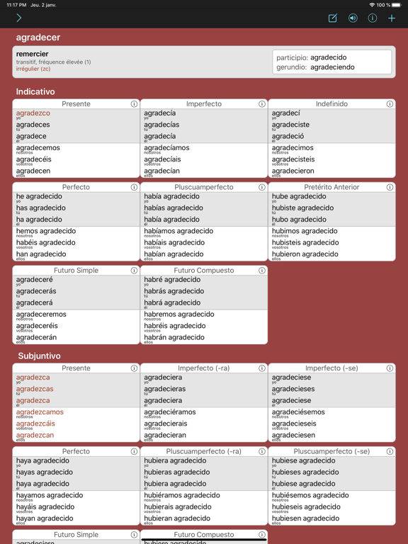 Screenshot #5 pour Spanish Verbs & Conjugation