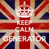 Keep calm generator and maker contact information